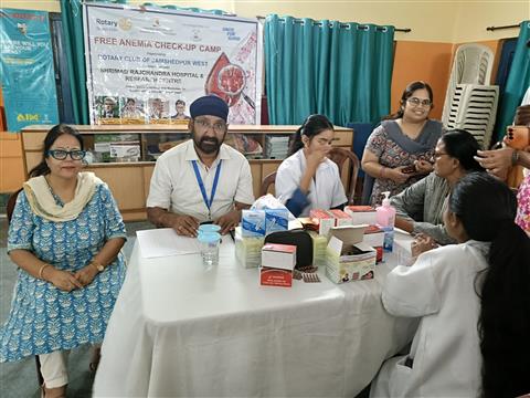 Anemia Check-up Camp at Jusco School, Kadma