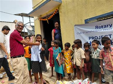 Clothes Distribution Drive at Chimti Village
