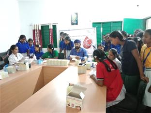 Anemia Check-up Camp at KGBV, Kharaswan