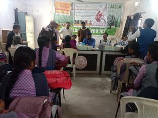 Anemia Check-up Camp at Patamda Degree College