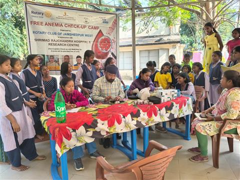 Anemia Check-up Camp @ Masti Ki Paathshala, Kadma