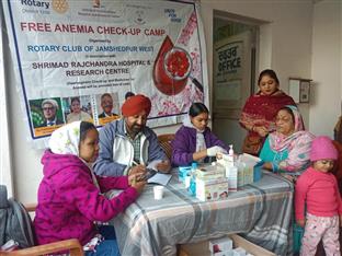 Anemia Check-up Camp at Gurudwara, Mango