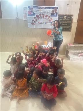 Food Distribution at Palna Ghar