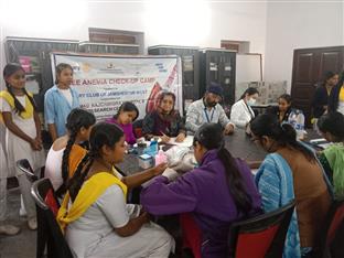 Anemia Check-up Camp at Khalsa Middle School