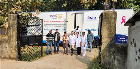 Mobile Cancer Screening Camp at Patamda