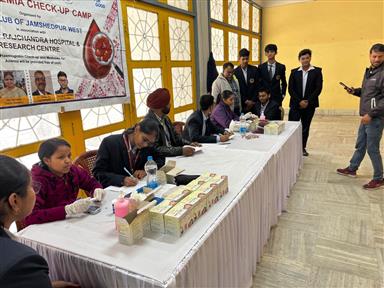 Anemia Check-up Camp at Tagore Academy School