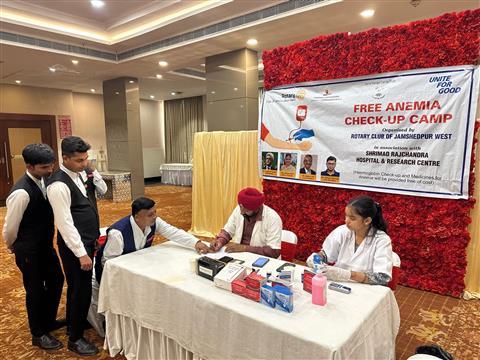 Anemia Check-up Camp at Hotel Ramada
