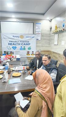 Project Positive Health Camp at M/s EEFCO Metals