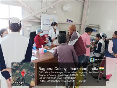 Mobile Cancer Screening Camp at Khas Mahal