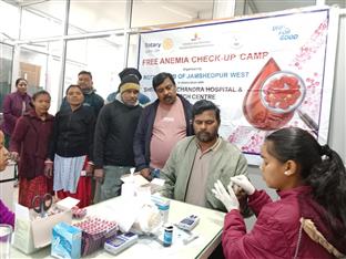 Anemia Check-up Camp at M/s Asoka Sky Metals