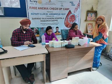 Anemia Check-up Camp at M/s EEFCO Metals (Unit 2)