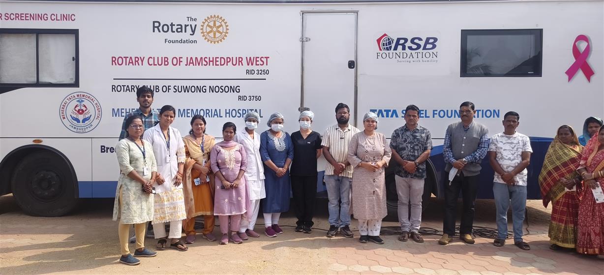 Mobile Cancer Screening Camp at Meramandali
