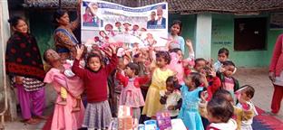 Food Distribution at Palna Ghar