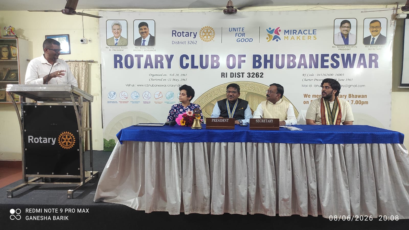 47th Weekly Speaker meeting