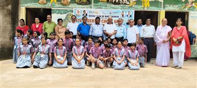 Eye & Dental check up camp at Bharati vidya mandir