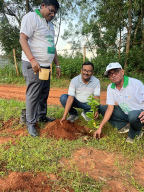Plantation at Lakshya institute of technolgy