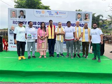 Marathon at utkal hospital on doctors day