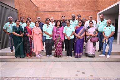 Happy ness in giving at Karunashraya Palliative