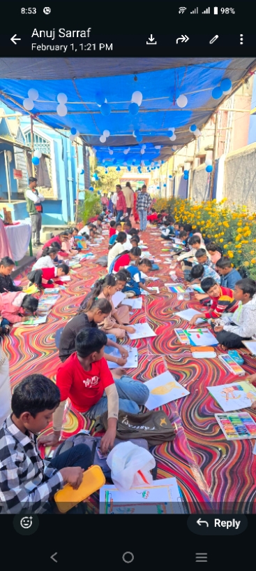 Drawing Competition led by R.C.Ukhra