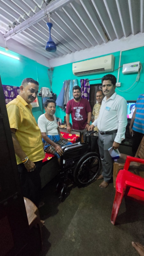 Wheel chair distribution 