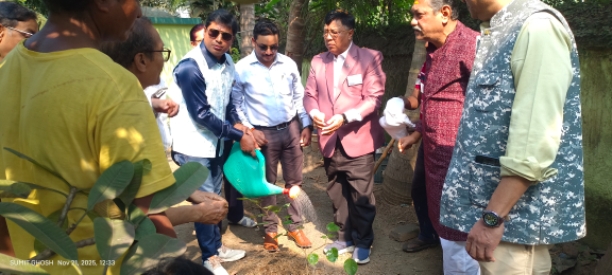 Tree plantation by our D.G @ A.G