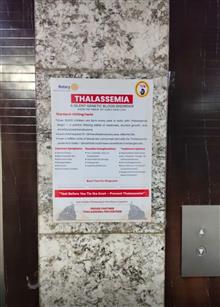 Thalassemia Awarness at various places