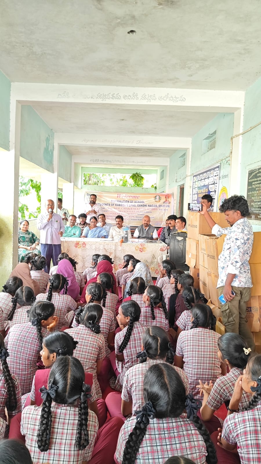 school kits distribution for kabsons zphs school