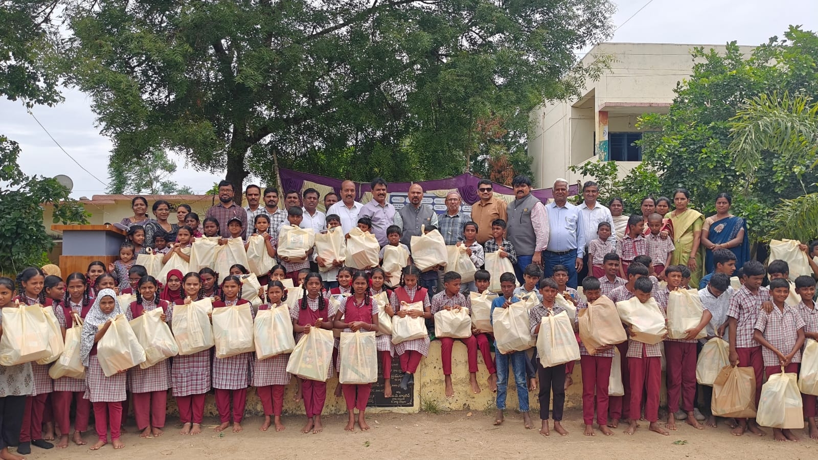 School Kits ZPHS , Urella Mandal , Chevella