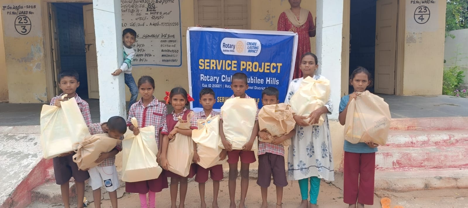 school kits distribution MPPS Chennaram