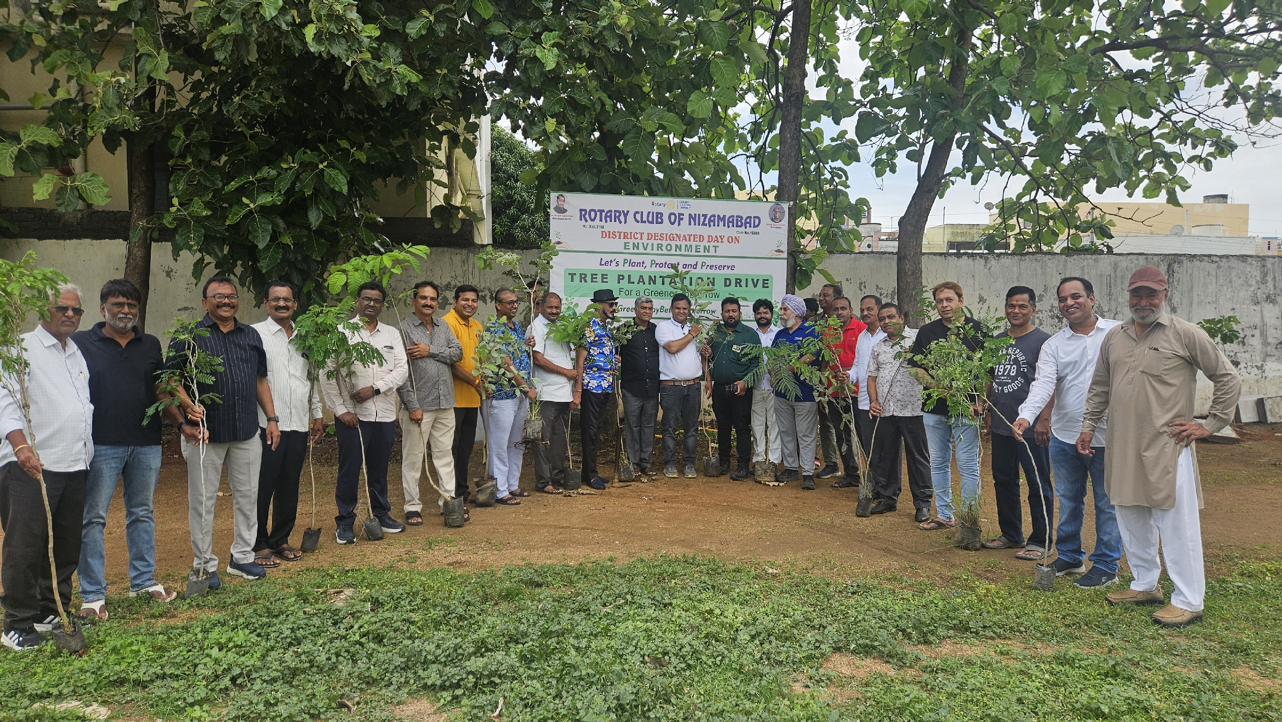 ROTARY CLUB OF NIZAMABAD CELEBRATES DISTRICT DESIGNATED DAY ON ENVIRONMENT