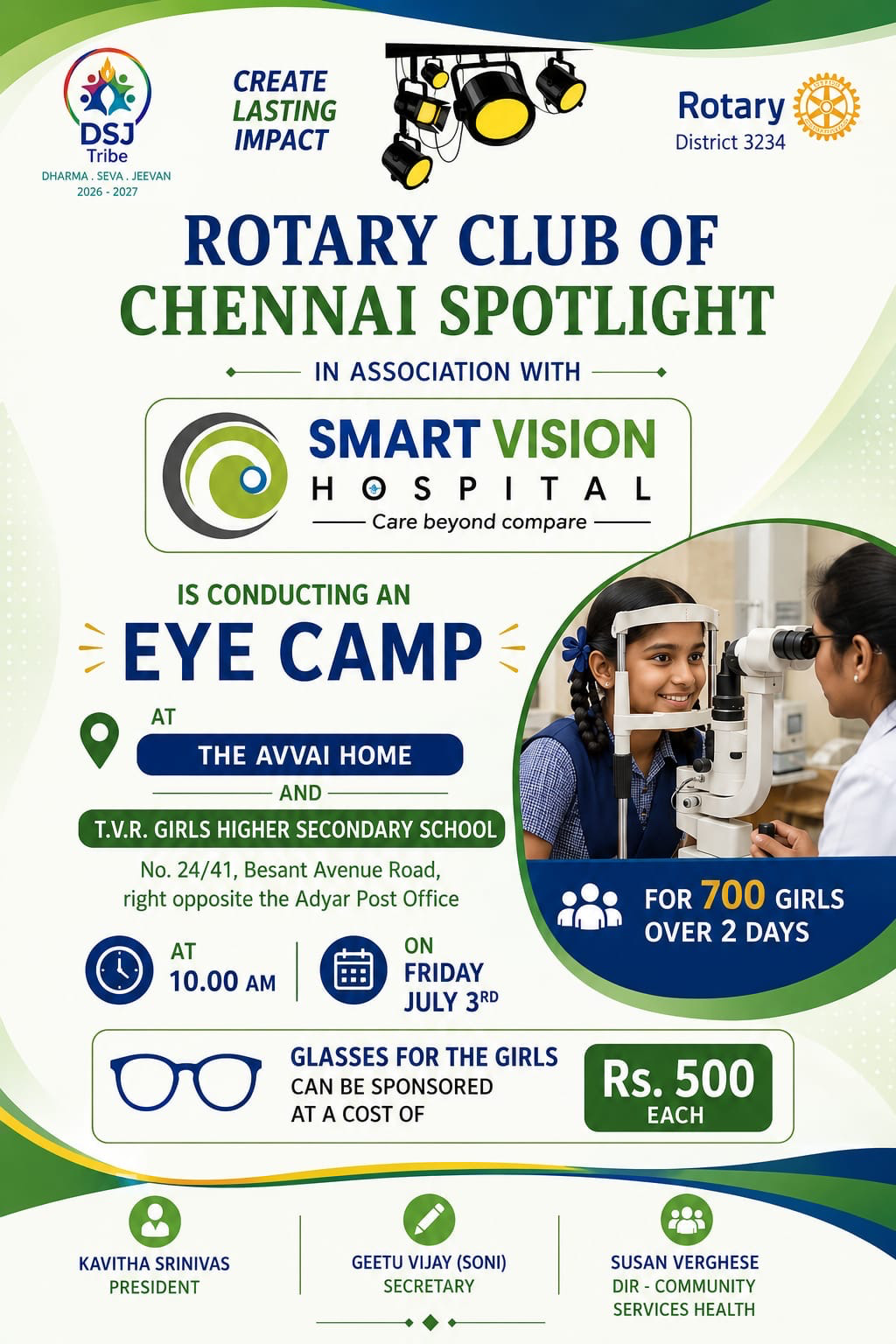 Eye Camp by Dr Susan