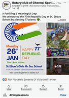Social media Post FB & LinkedIn | Tree plantation