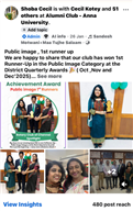 Public Image 1st runner up Post| FB & Linkedin