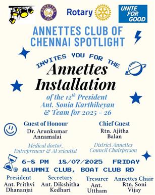 12th Annette President and Team Installation