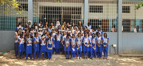 Distribution of School Exam Kits to St Ebbas Sch