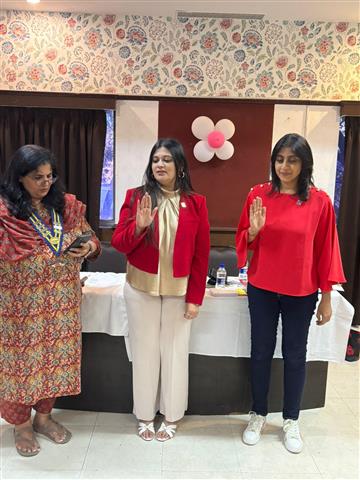 New Member Induction Rtn Lakshmi and Rtn Arshiya