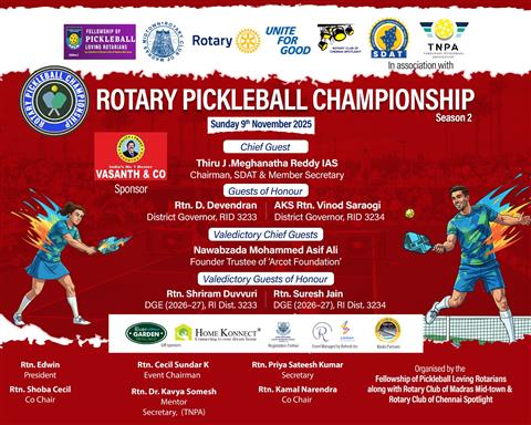 Rotary Piickleball Championship 2025