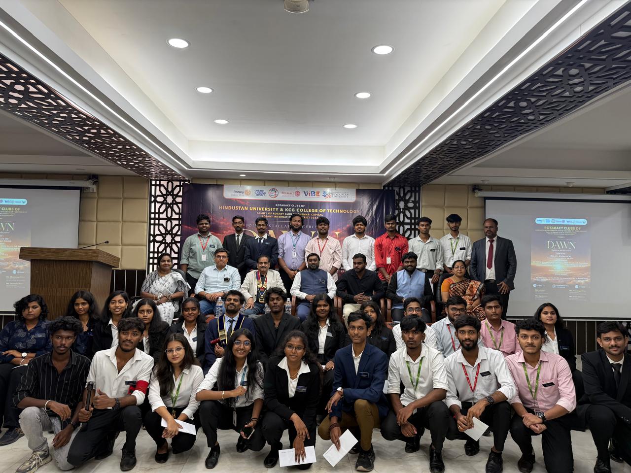 Installation of new team at Rotaract Clubs