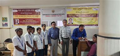 Diabetes checkup camp