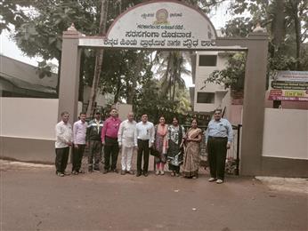 Interact club at Sarasaganga and KLE schools
