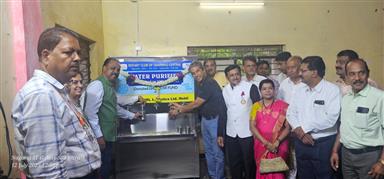 Donation of water coolers cum purifiers