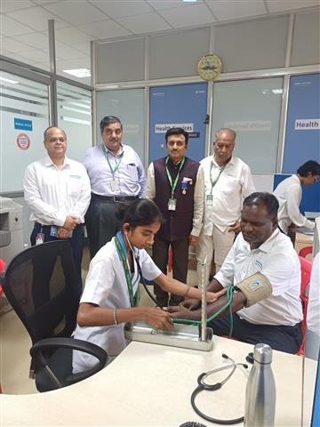 Health Checkup camp at Tata Motors plant Dharwad