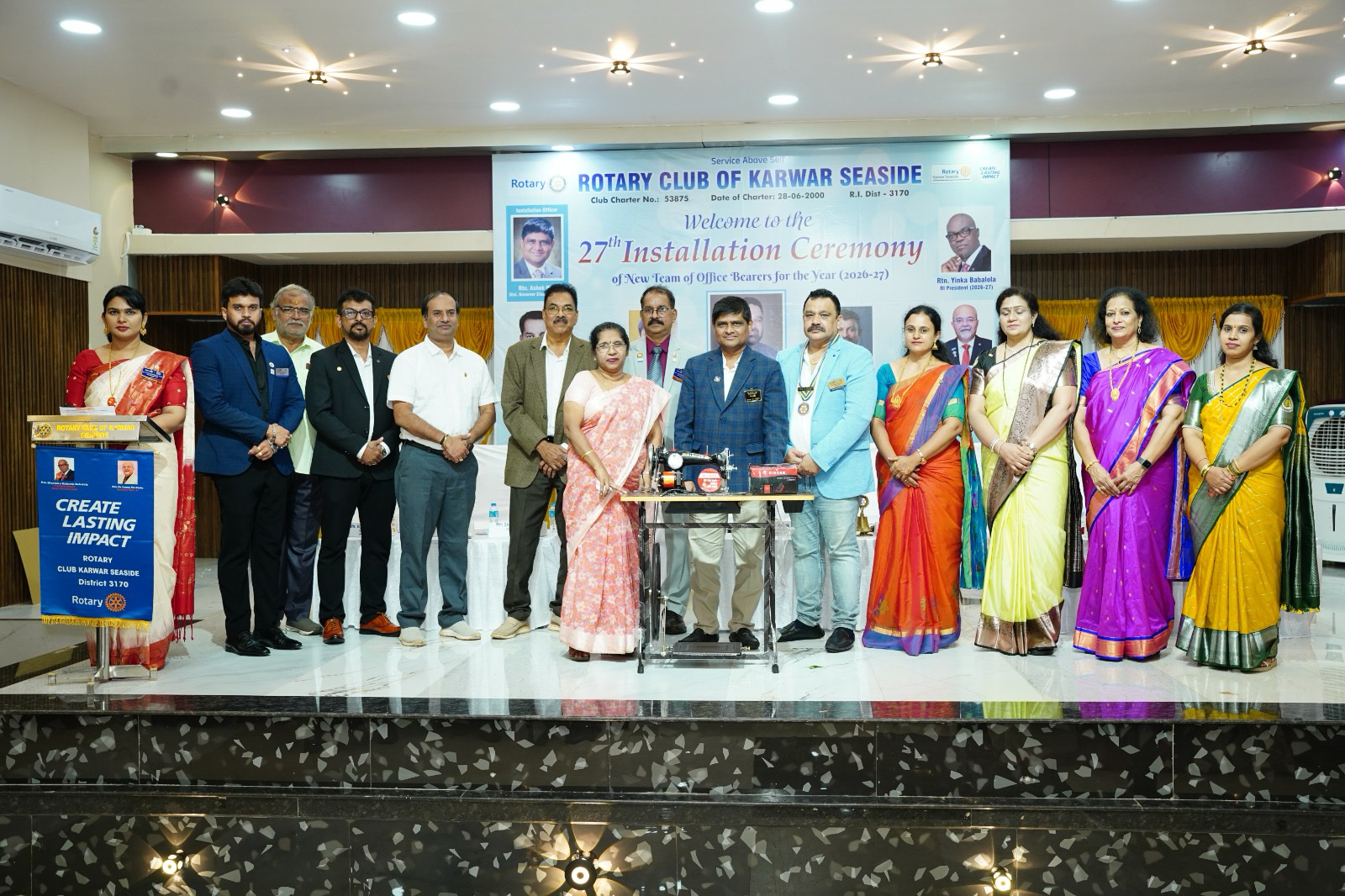 Donation of Sewing Machine