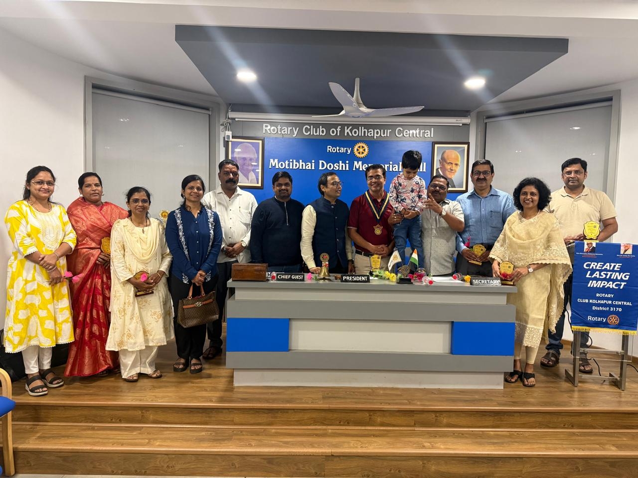 A special Vocational Service Felicitation Ceremony  to honour distinguished Doctors, Chartered Accountants, and Progressive Farmers.