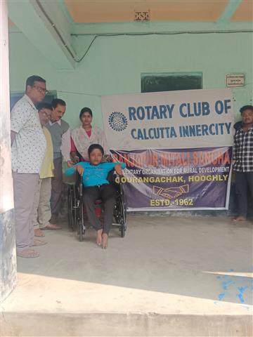 sponsorship of 1 wheelchair RCC Ranjapur