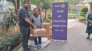 Handover of sewing machines at Ranjapur