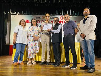 Blood Donation Camp for thalassemia patients at RS