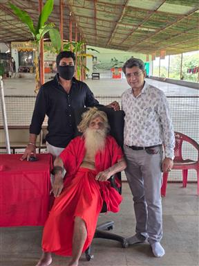 Visit to Ashram with Speaker LT.Col .Rishi