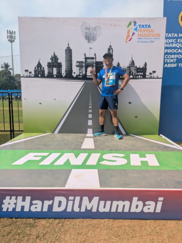 Finisher of Mumbai Marathon