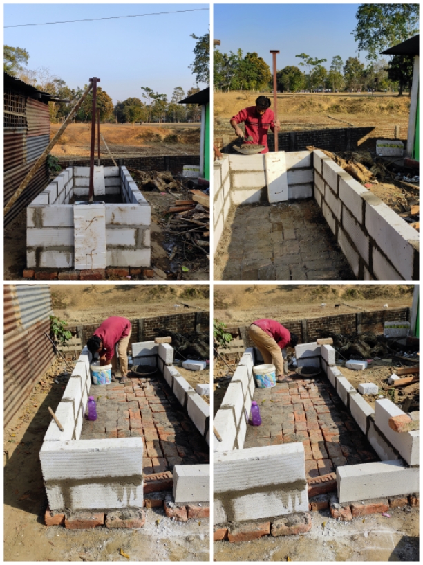 Construction of Vermicompost unit & Training 